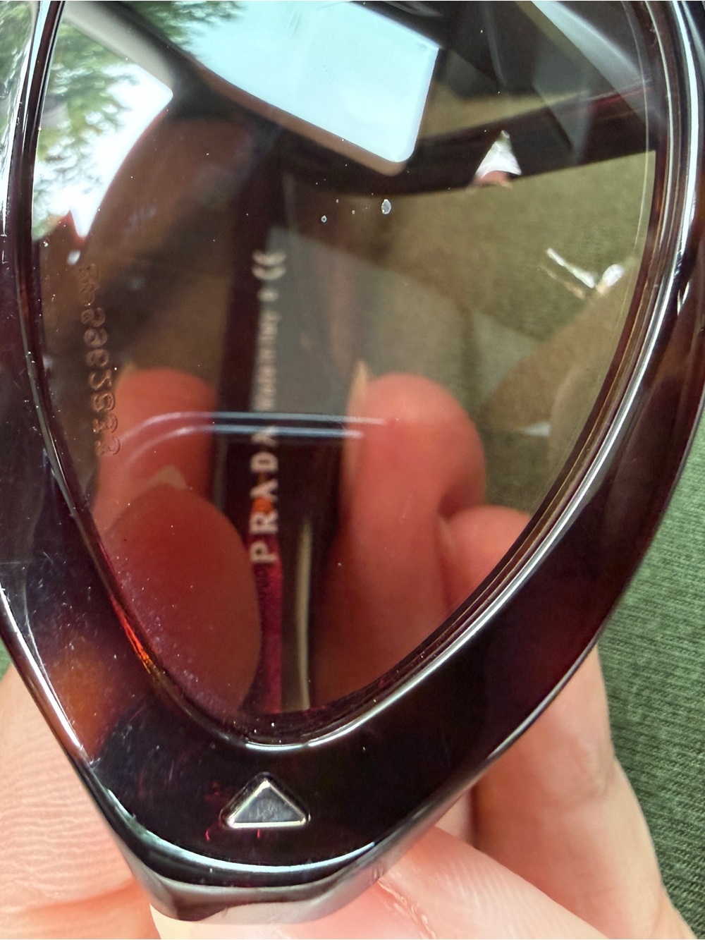 Prada Tortoiseshell Sunglasses with Brown Gradient Lenses - Picture 8 of 8
